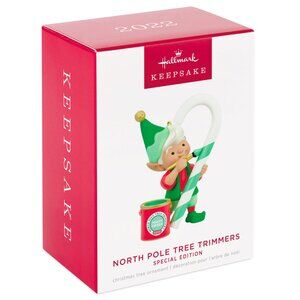 New! North Pole Tree Trimmers Hallmark Keepsake Christmas Ornament 2022 Special